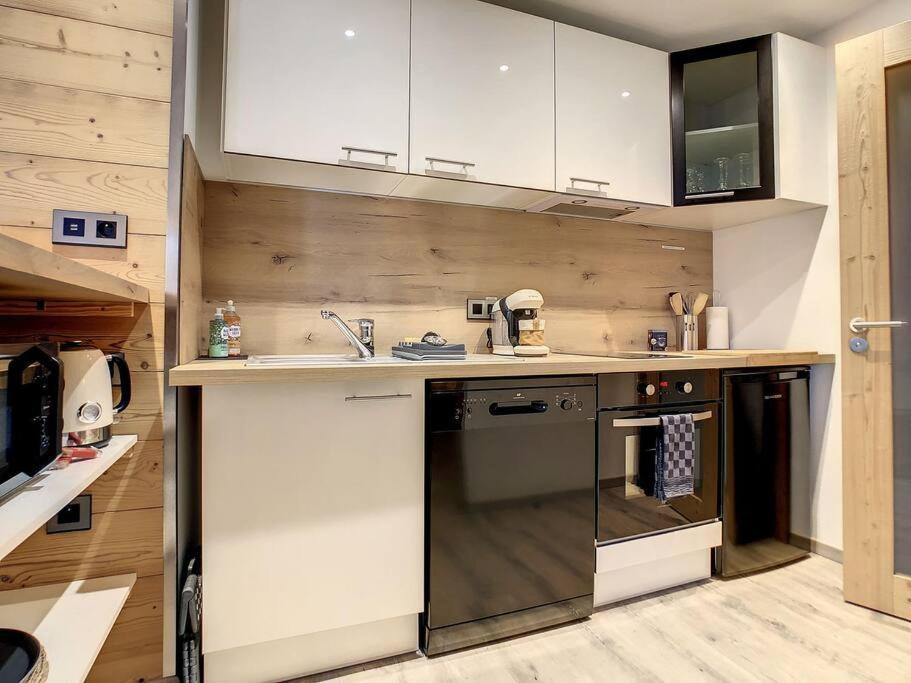 Appartement Mont Alt, F2 40m2 en rdc, calme, Vue Mt Blanc à Passy  Extérieur photo