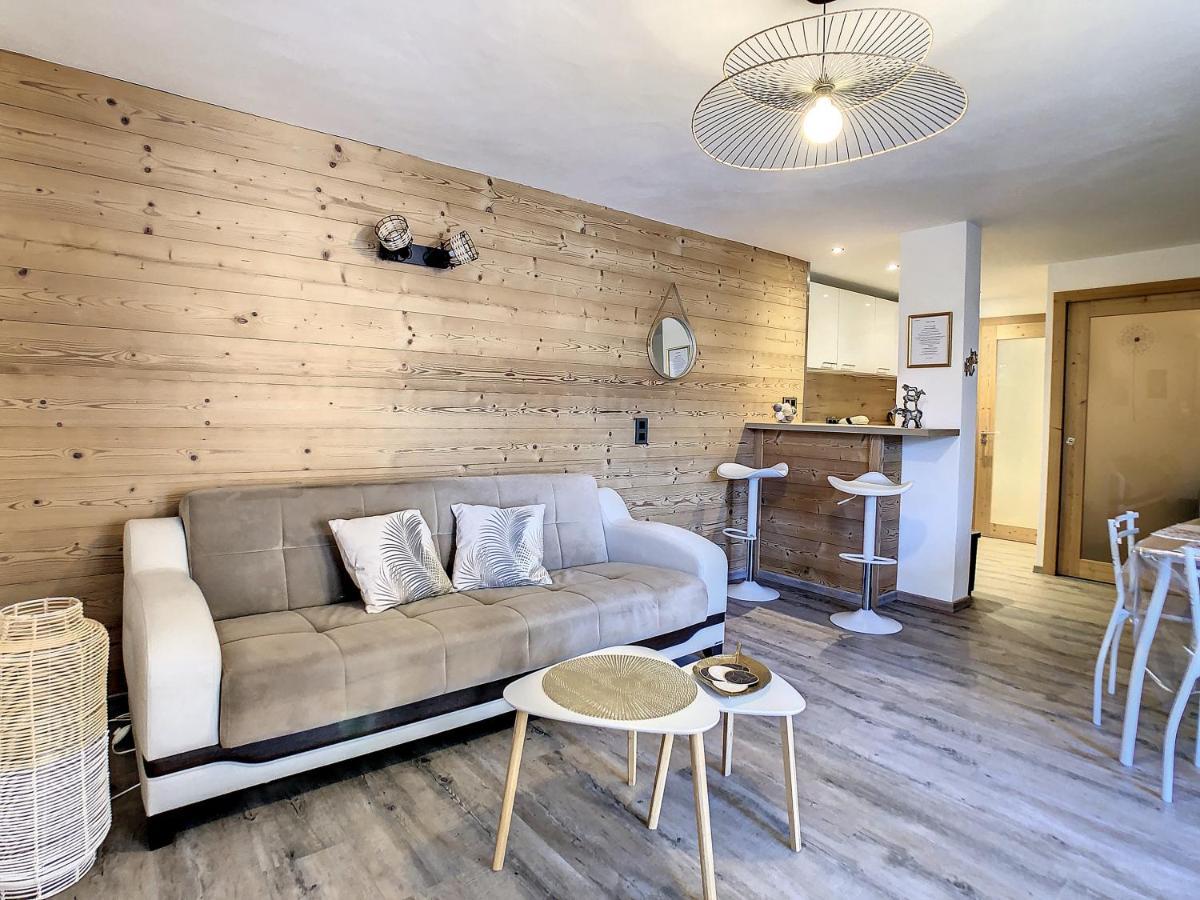 Appartement Mont Alt, F2 40m2 en rdc, calme, Vue Mt Blanc à Passy  Extérieur photo